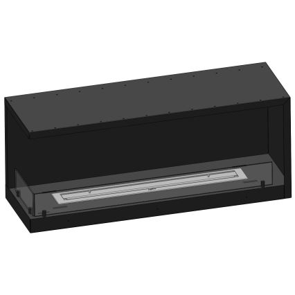 InFire - Biokamin nurka 110x45 cm 3kW must
