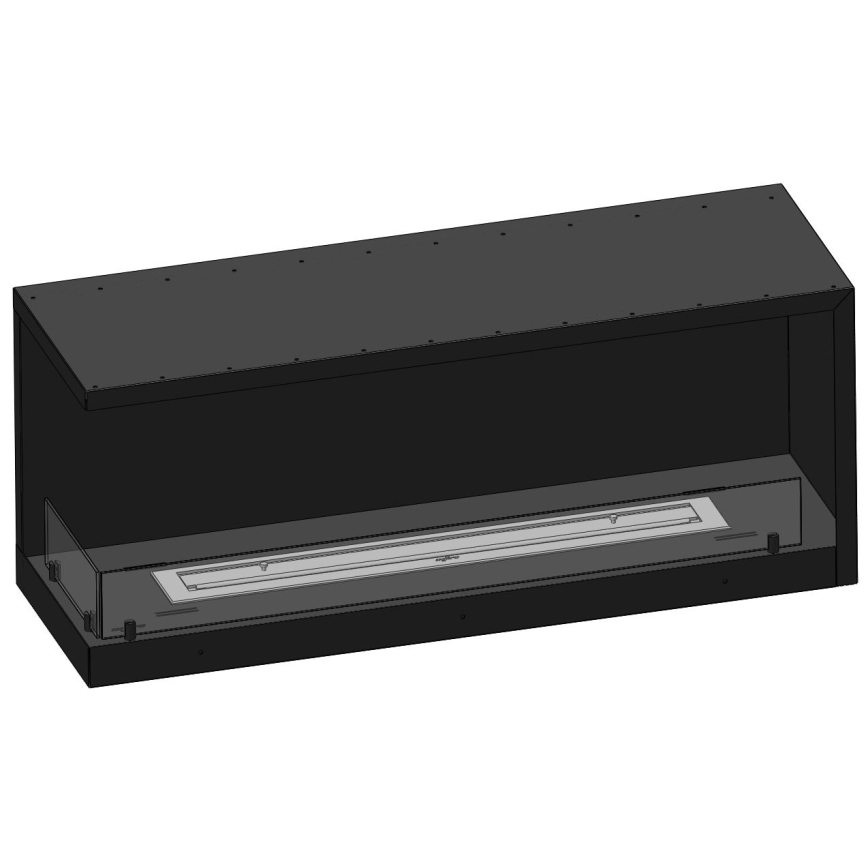 InFire - Biokamin nurka 110x45 cm 3kW must