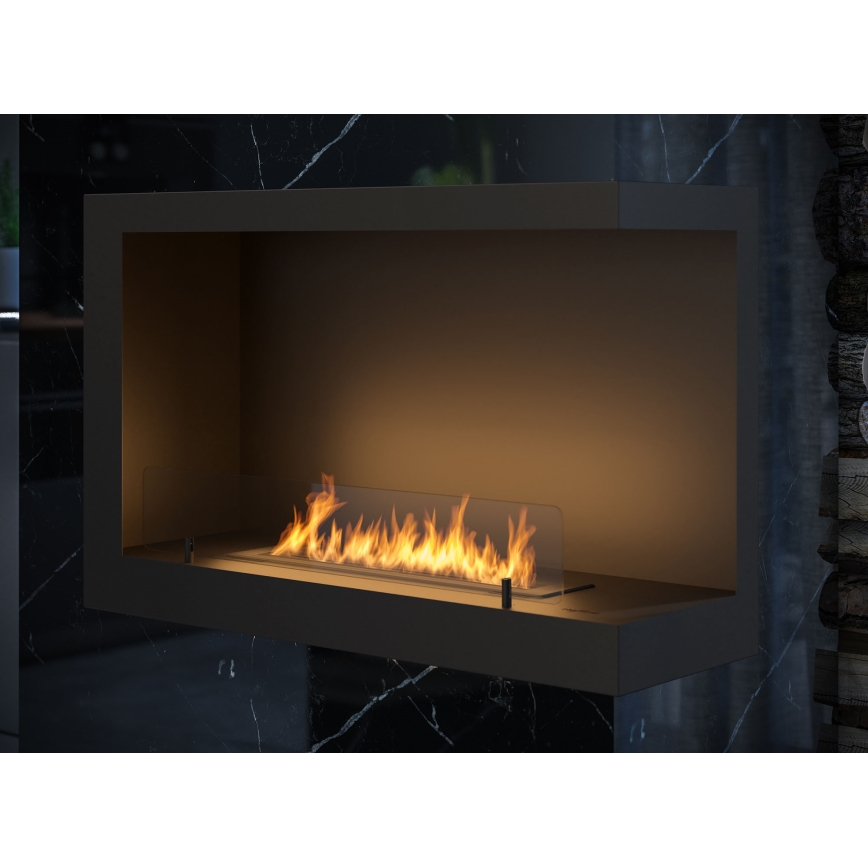InFire - Biokamin nurka 84x54 cm 3kW must