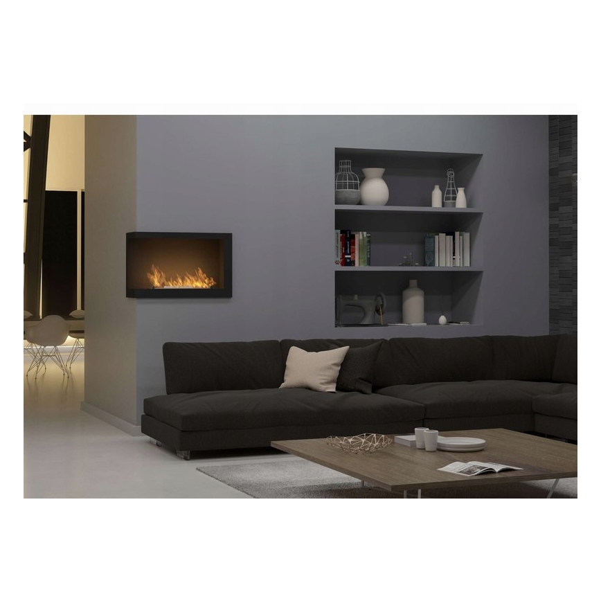 InFire - Biokamin nurka 84x54 cm 3kW must