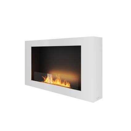 InFire - Biokamin seinale 100x56 cm 3kW valge