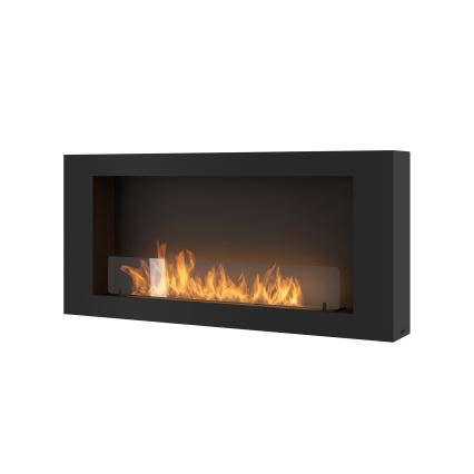 InFire - Biokamin seinale 120x56 cm 3kW must