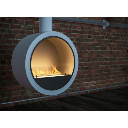 InFire - Riputatav biokamin d. 70 cm 3kW valge