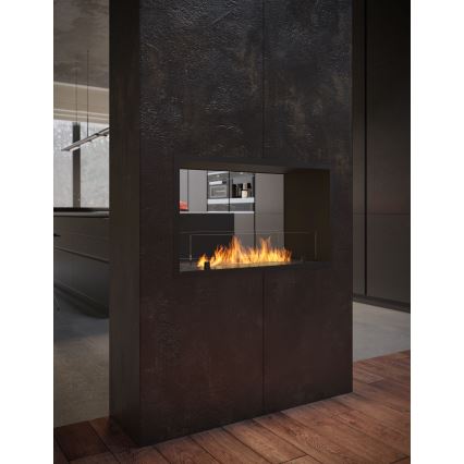 InFire - Sisseehitatud BIO kamin 48,5x83,5 cm 3,5kW must