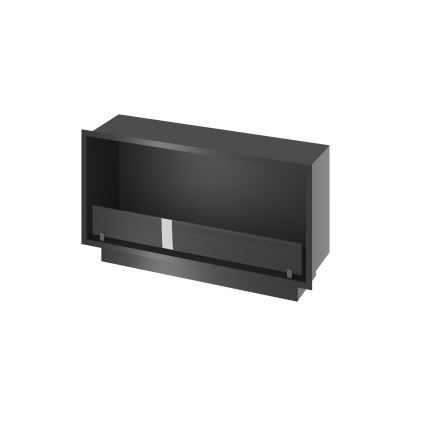InFire - Sisseehitatud BIO kamin 49,4x104,4 cm 6kW must