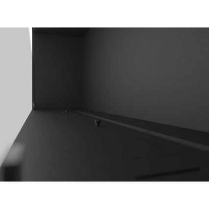 InFire - Sisseehitatud BIO kamin 49,4x124,4 cm 6kW must
