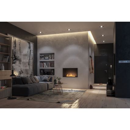 InFire - Sisseehitatud BIO kamin 49,4x84,4 cm 3,5kW must