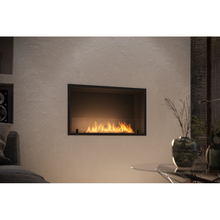 InFire - Sisseehitatud BIO kamin 49,4x84,4 cm 3,5kW must