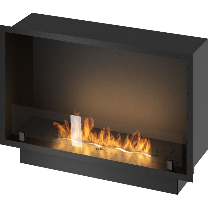InFire - Sisseehitatud BIO kamin 49,4x84,4 cm 3,5kW must