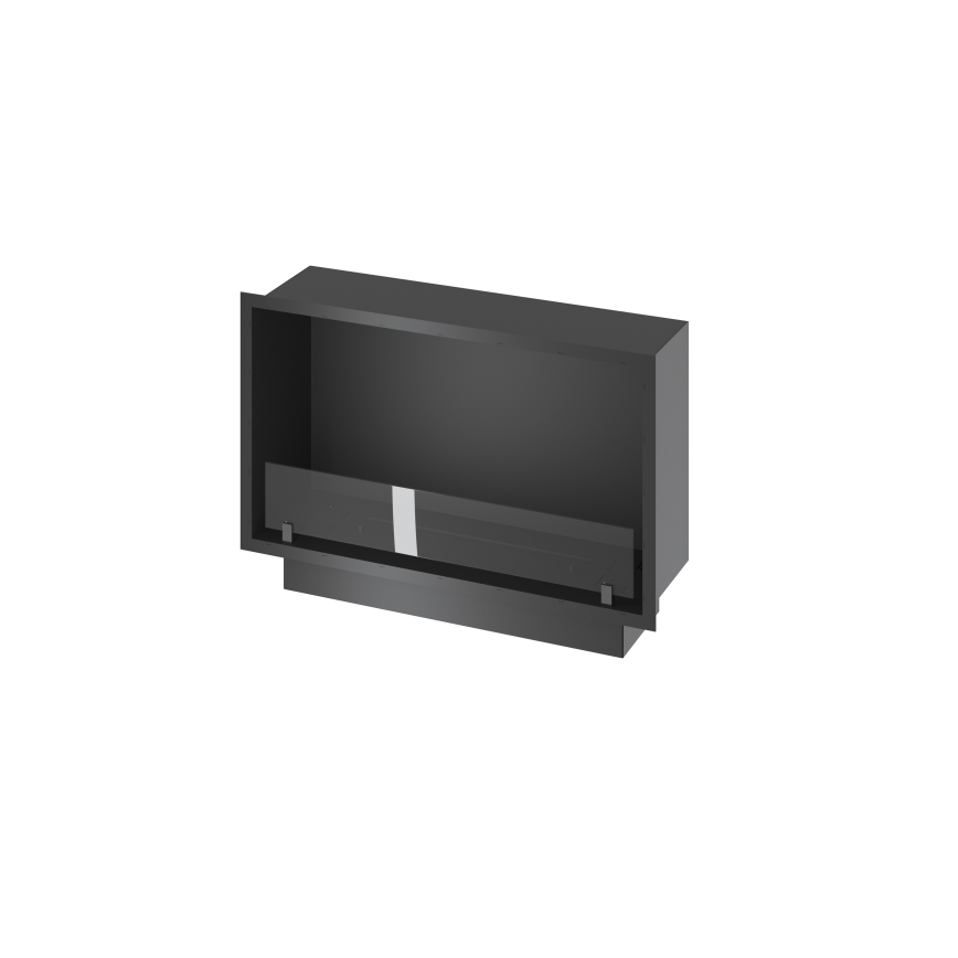 InFire - Sisseehitatud BIO kamin 49,4x84,4 cm 3,5kW must