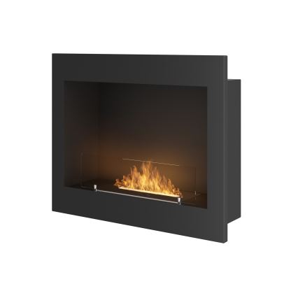 InFire - Sisseehitatud BIO kamin 49x60 cm 3kW must