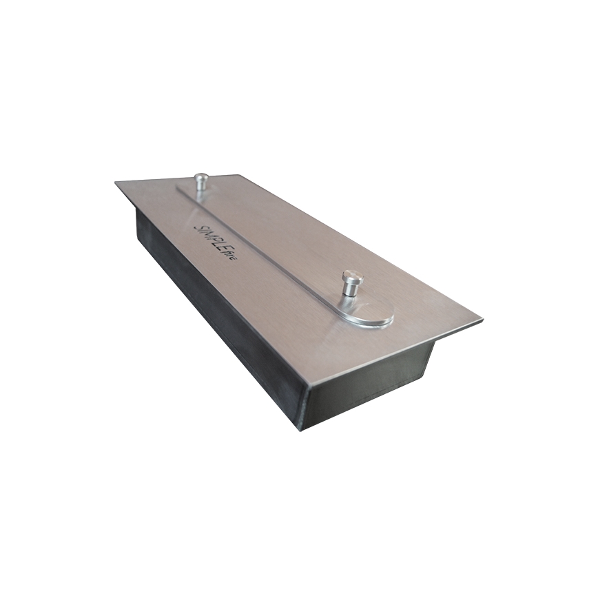 InFire - Sisseehitatud BIO kamin 49x60 cm 3kW must