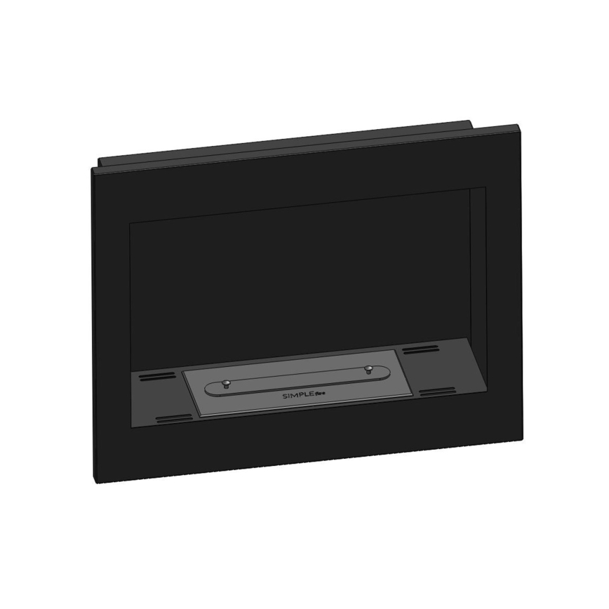 InFire - Sisseehitatud BIO kamin 49x60 cm 3kW must