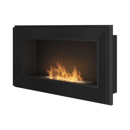 InFire - Sisseehitatud BIO kamin 49x90 cm 3kW must