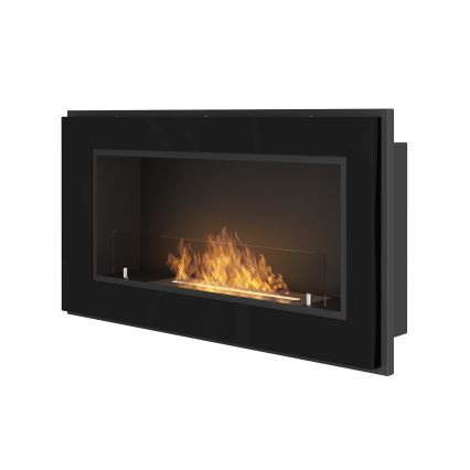 InFire - Sisseehitatud BIO kamin 49x90 cm 3kW must