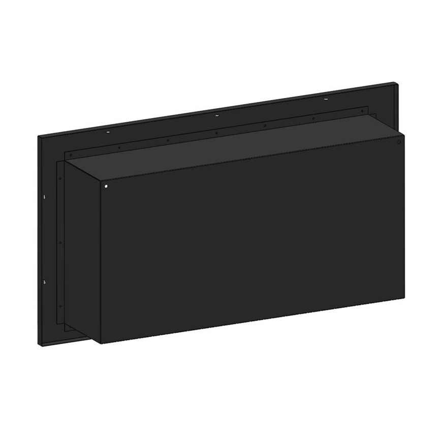 InFire - Sisseehitatud BIO kamin 49x90 cm 3kW must