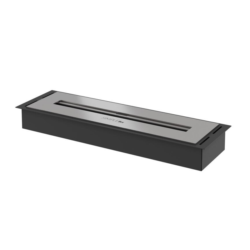 InFire - Sisseehitatud BIO kamin 5,5x50 cm 3kW must