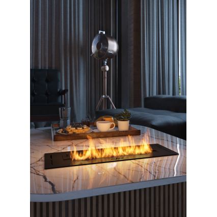 InFire - Sisseehitatud BIO kamin 7,5x50 cm 3,5kW must