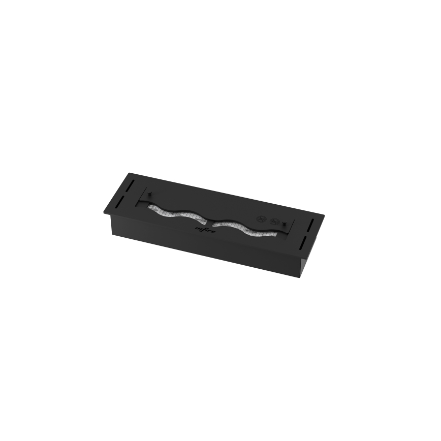 InFire - Sisseehitatud BIO kamin 7,5x50 cm 3,5kW must