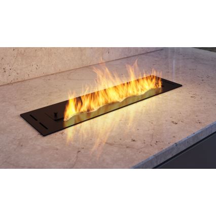 InFire - Sisseehitatud BIO kamin 7,5x60 cm 3,5kW must