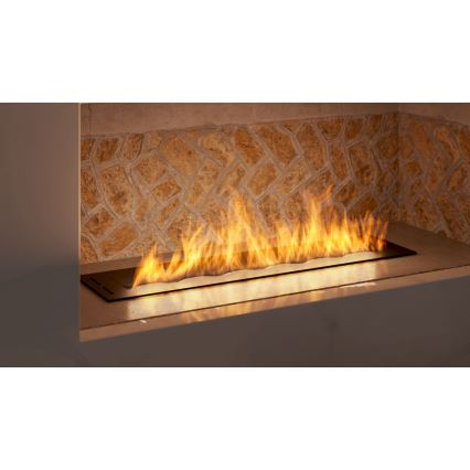 InFire - Sisseehitatud BIO kamin 7,5x80 cm 6kW must