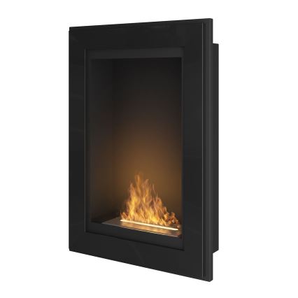 InFire - Sisseehitatud BIO kamin 79x55 cm 3kW must