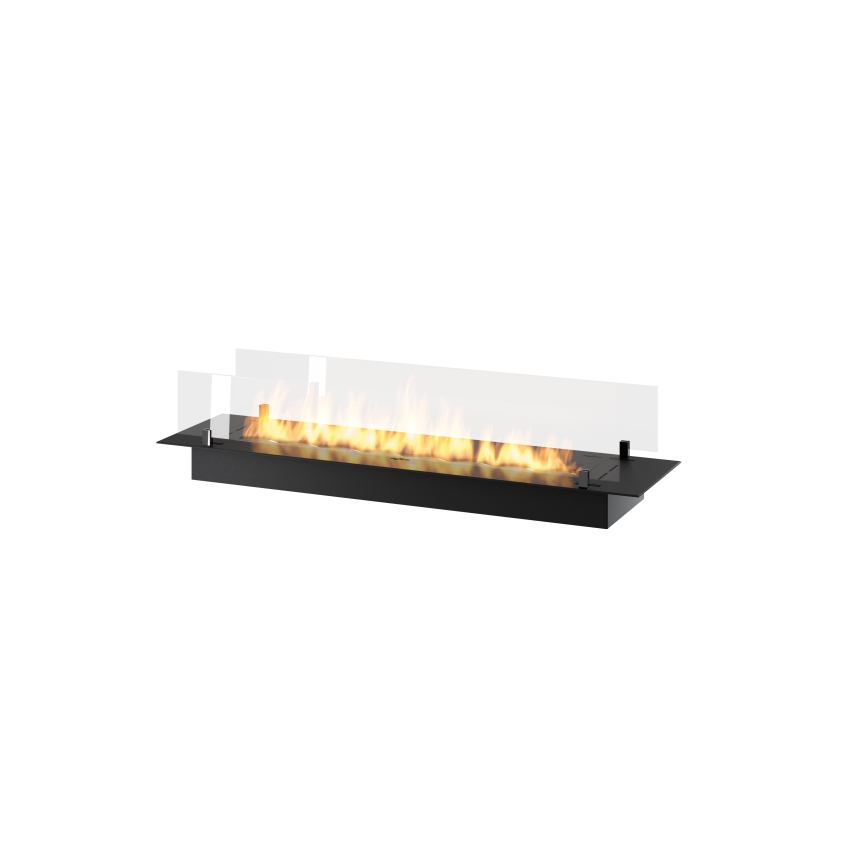 InFire - Sisseehitatud BIO kamin 8,5x120 cm 6kW must