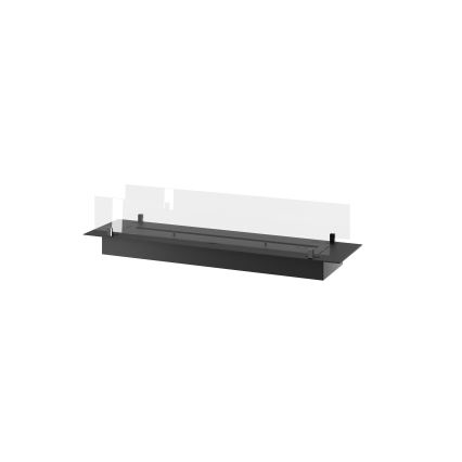 InFire - Sisseehitatud BIO kamin 8,5x120 cm 6kW must