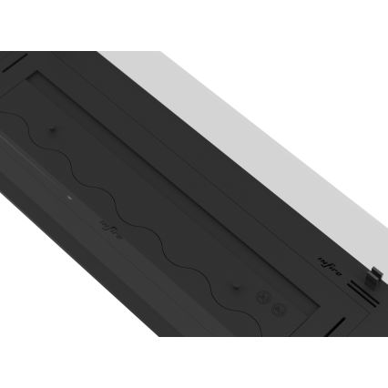 InFire - Sisseehitatud BIO kamin 8,5x120 cm 6kW must