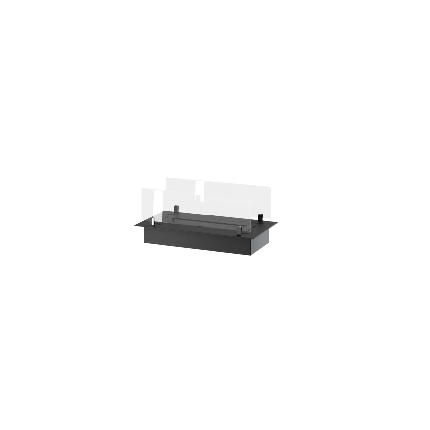 InFire - Sisseehitatud BIO kamin 8,5x60 cm 3,5kW must