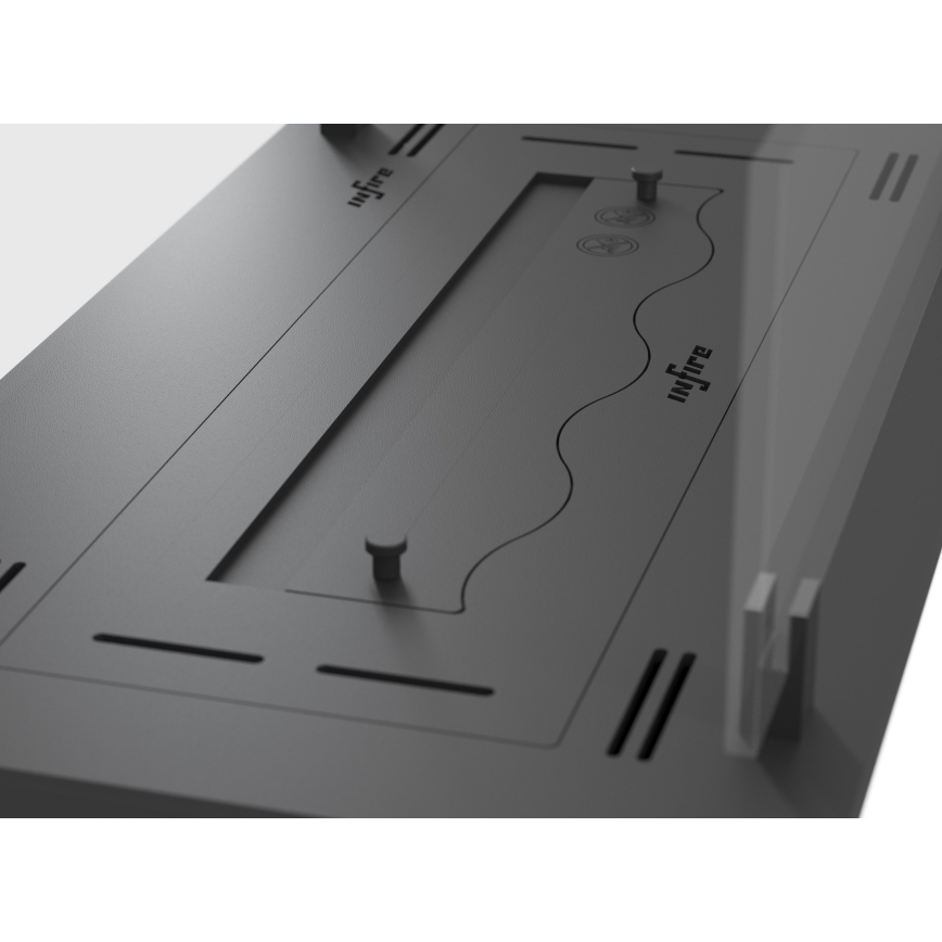InFire - Sisseehitatud BIO kamin 8,5x60 cm 3,5kW must
