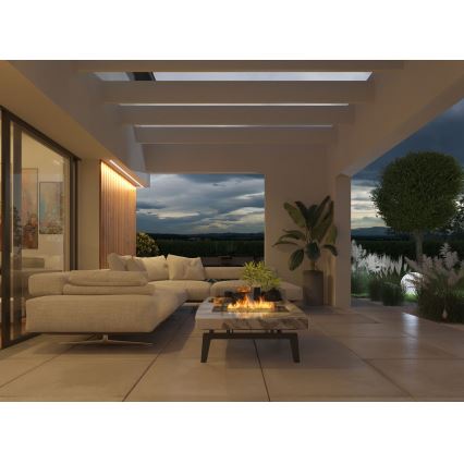 InFire - Sisseehitatud BIO kamin 8,5x80 cm 3,5kW must