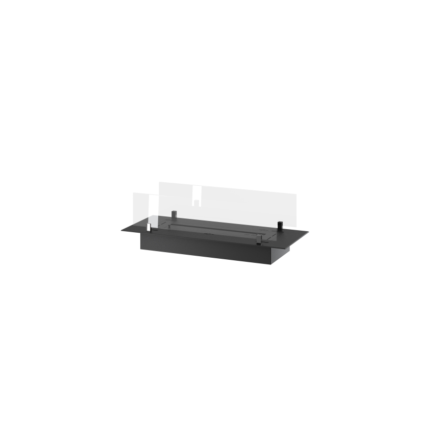 InFire - Sisseehitatud BIO kamin 8,5x80 cm 3,5kW must