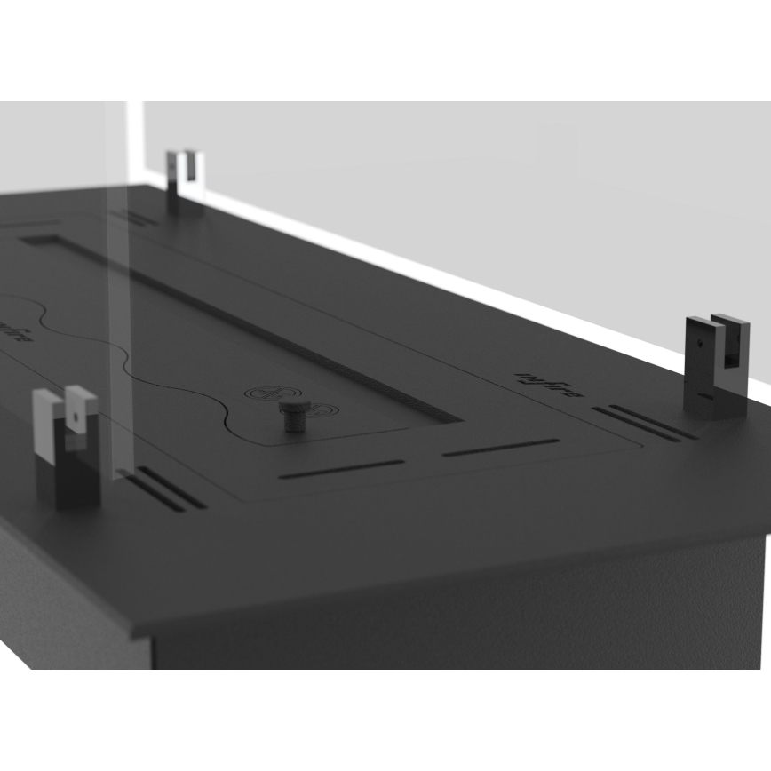 InFire - Sisseehitatud BIO kamin 8,5x80 cm 3,5kW must