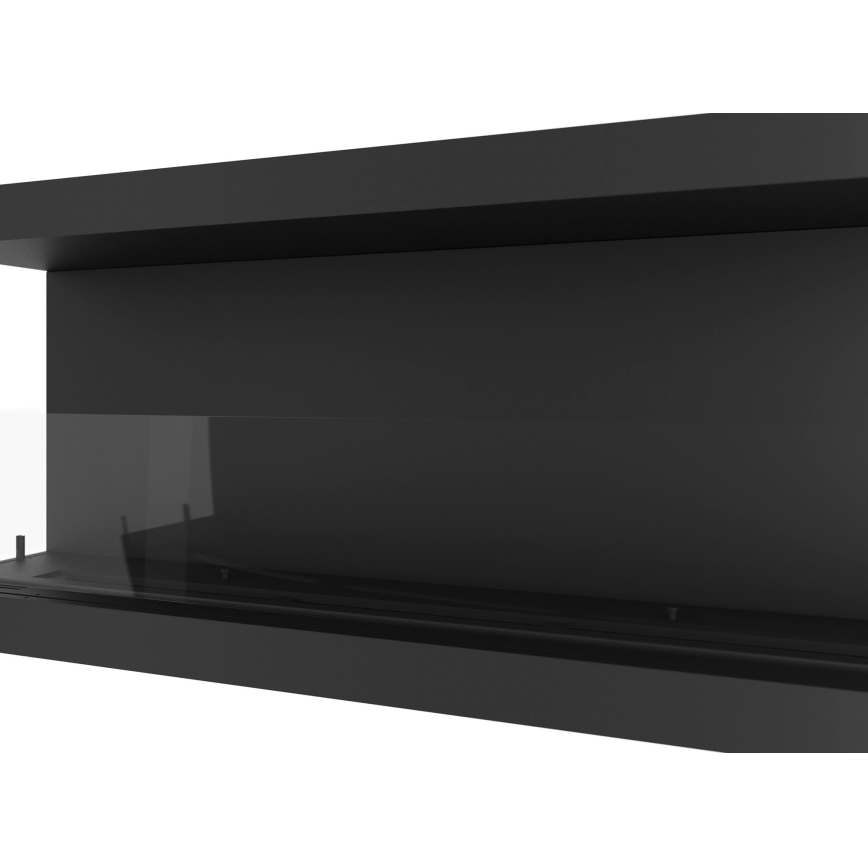 InFire - Sisseehitatud biokamin 120x50 cm 5kW must