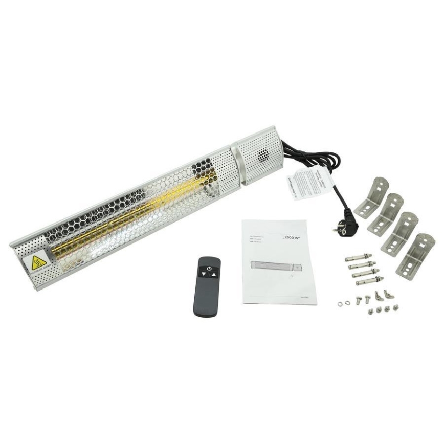 Infrapuna kütteseade 1000/2000W/230V IP55 + kaugjuhtimispult