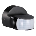 Infrapuna väli liikumisandur 180/360° 600W/230V IP65 must
