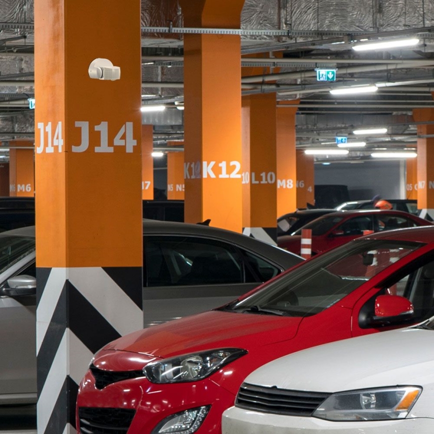 Infrapuna väli liikumisandur 180/360° 600W/230V IP65 valge