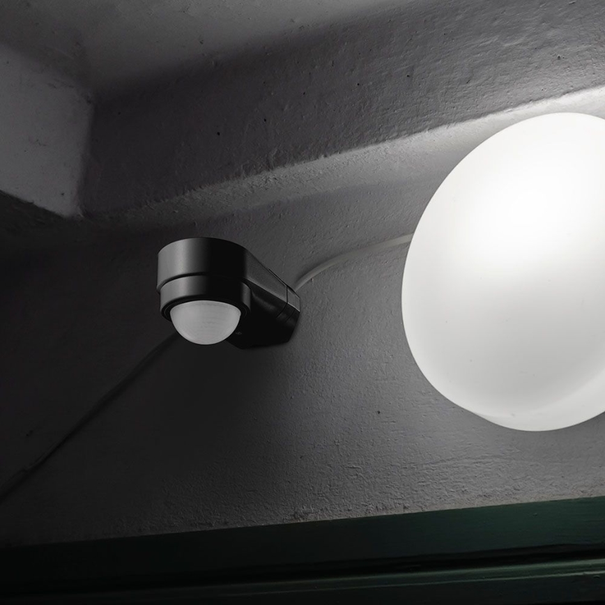 Infrapuna väli liikumisandur 240° 600W/230V IP65 must