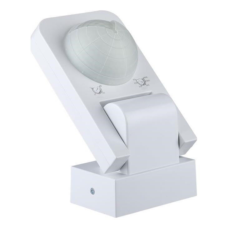 Infrapuna väli liikumisandur 360° 1000W/230V IP65 valge