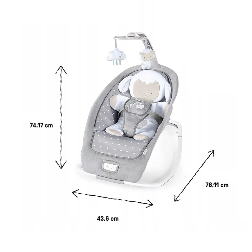 Ingenuity - Beebi lamamistool muusikaga CUDDLE LAMB