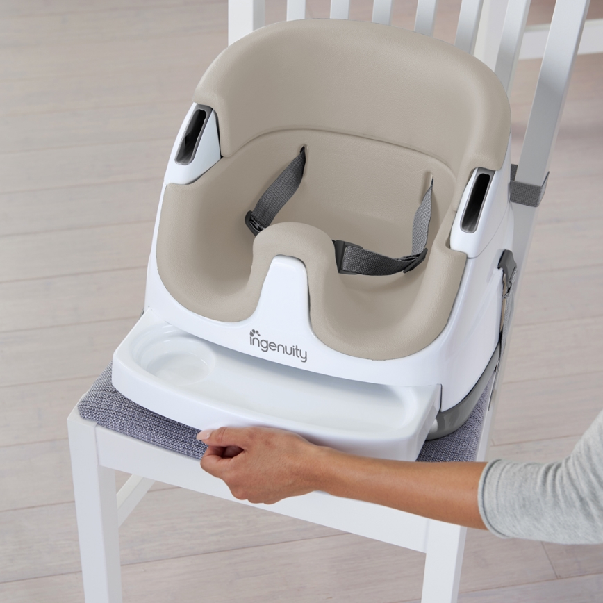 Ingenuity - Istmekõrgendus 2in1 BABY BASE beež