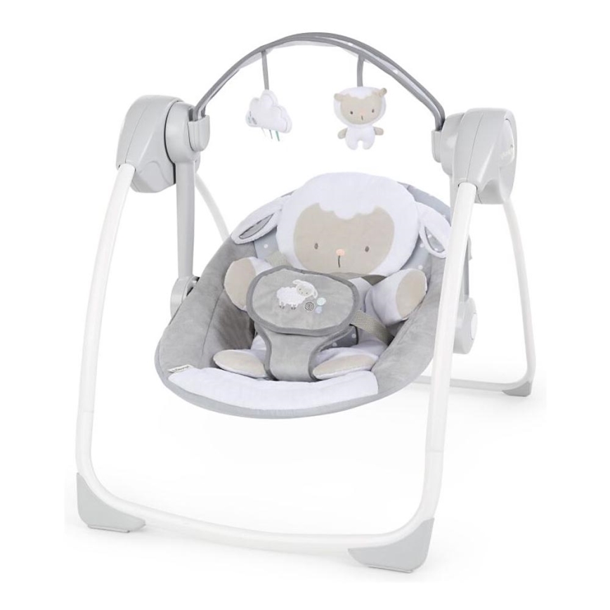 Ingenuity - Laste kiik meloodiaga CUDDLE LAMB 4xLR14