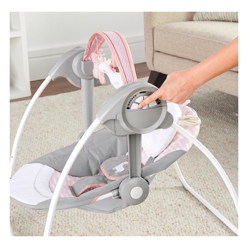 Ingenuity - Laste kiik meloodiaga FLORA THE UNICORN 4xLR14