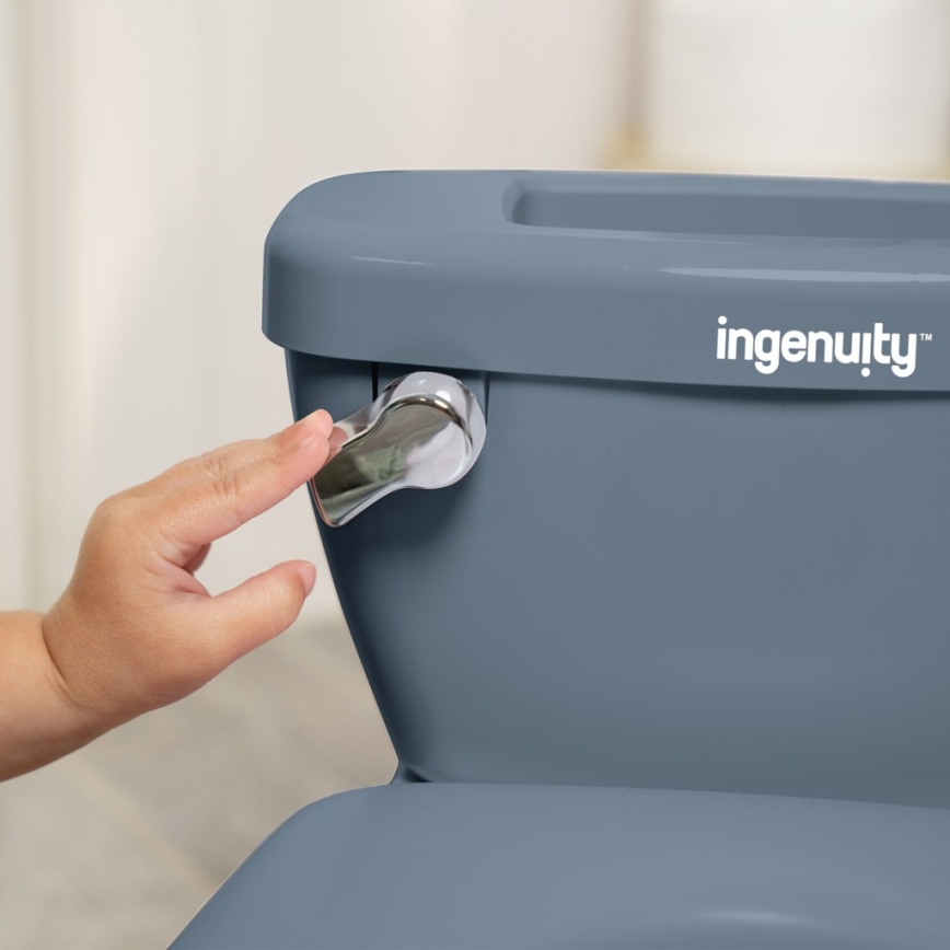 Ingenuity - Lastepott heliefektiga MY SIZE, sinine, 2xAAA