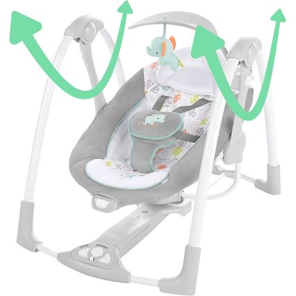 Ingenuity - Vibreeriv lamamistool muusikaga 2in1 WIMBERLY 4xD + 1xC
