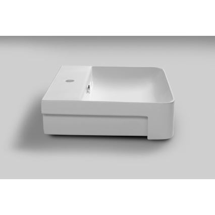 Isvea - Poolsüvistatav valamu SOTT AQUA 59x49 cm keraamika/valge