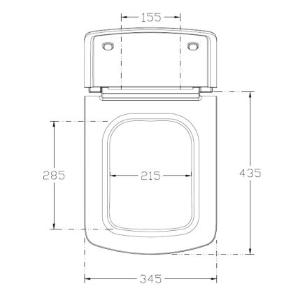 Isvea - Tualetikaas SoftClose PURITY valge