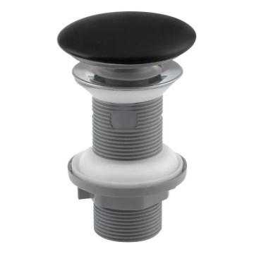 Isvea - Valamu äravool, läbimõõt 7,2 cm, matt must