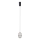 ITALUX - ALANI LED-rippvalgusti kaabliga LED/6W/230V 3000K must/kuldne